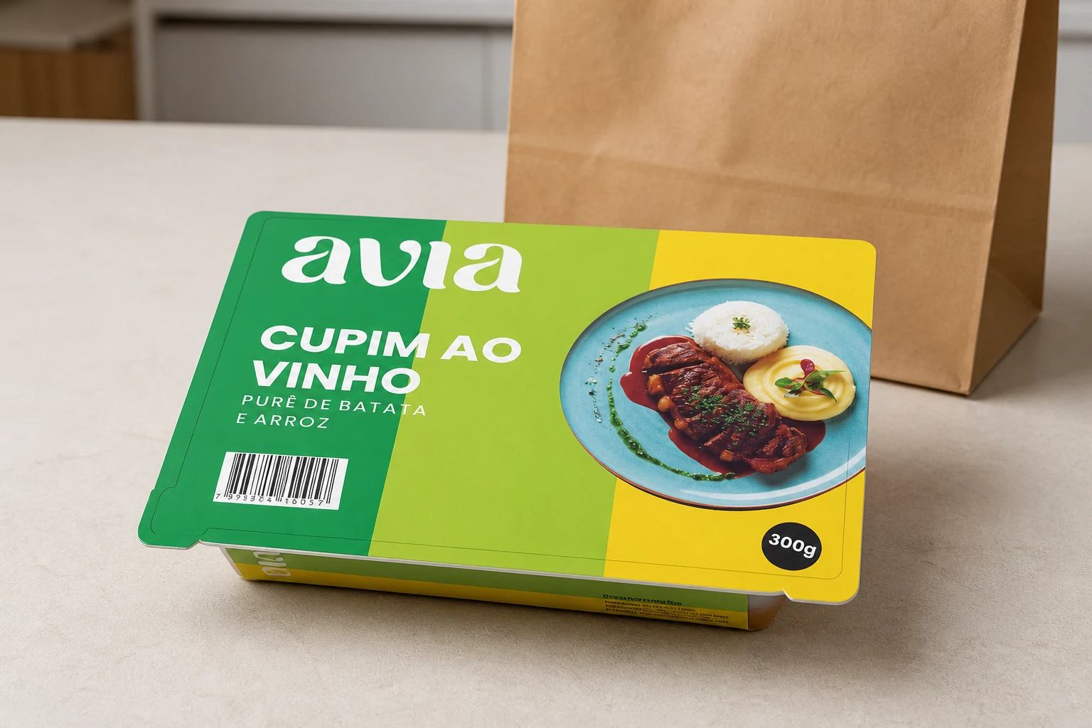 Embalagem Avia de Cupim ao vinho