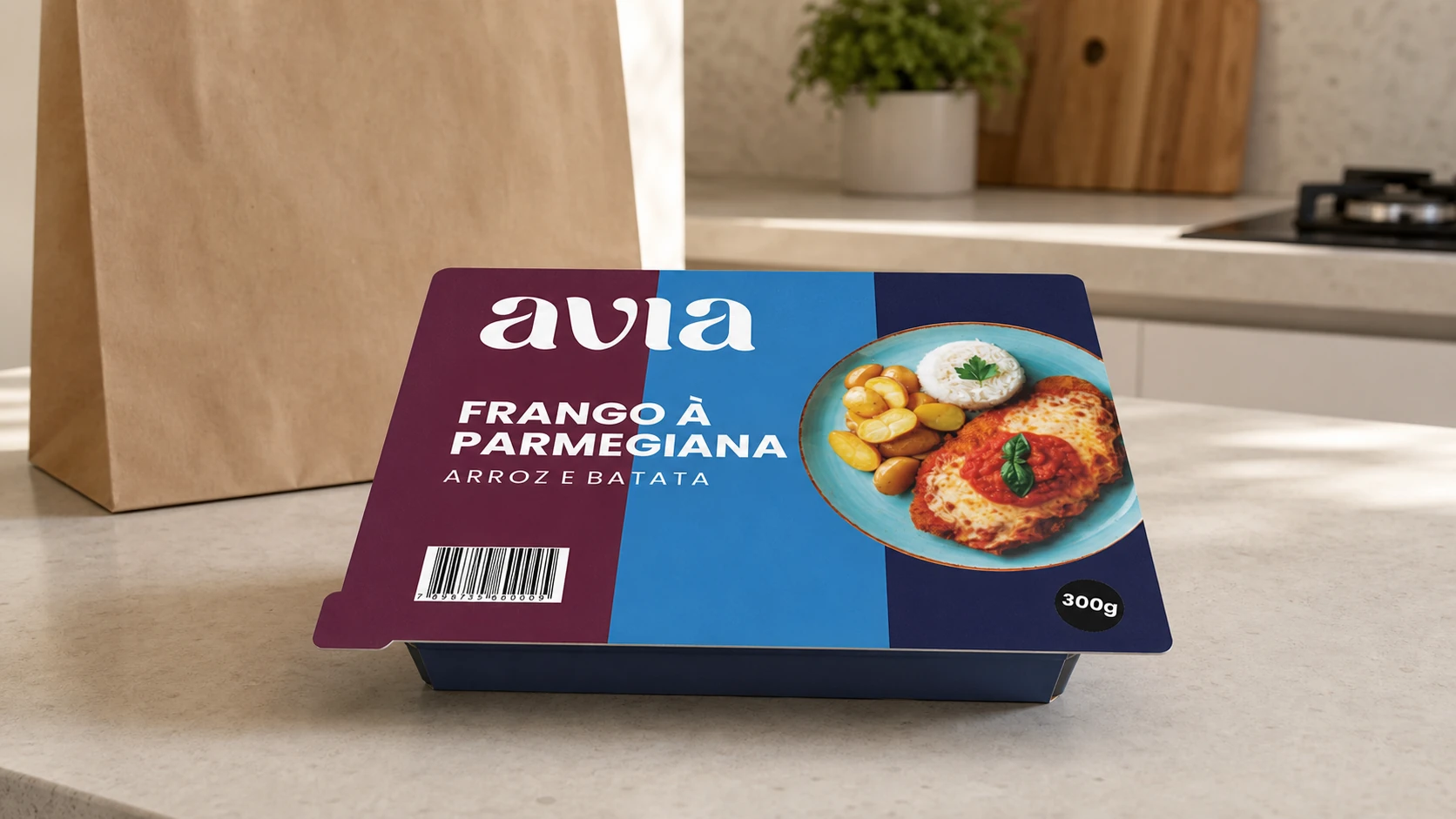 Embalagem Avia de Frango à parmegiana